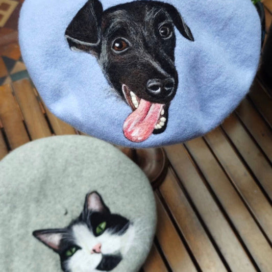 Custom Pet Portrait Beret