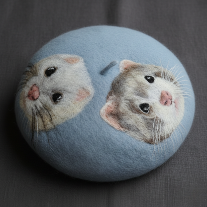 Custom Pet Portrait Beret