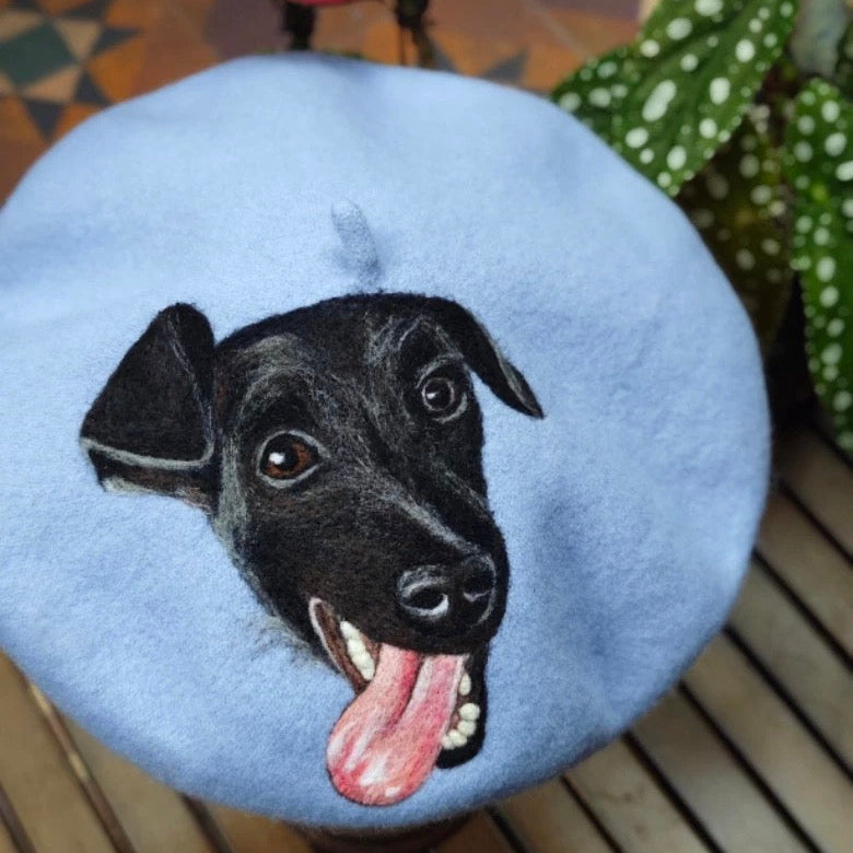 Custom Pet Portrait Beret