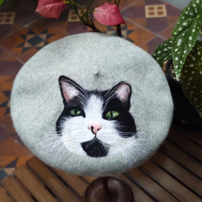 Custom Pet Portrait Beret