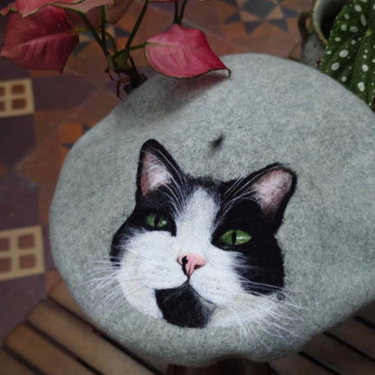 Custom Pet Portrait Beret